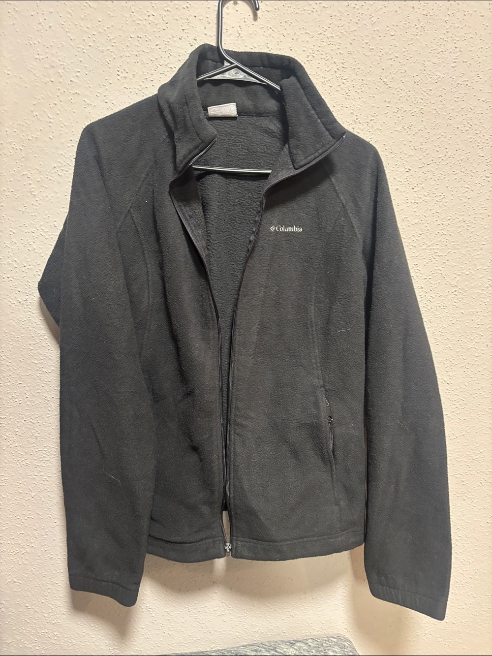Columbia Men's Black Full-Zip Fleece Jacket